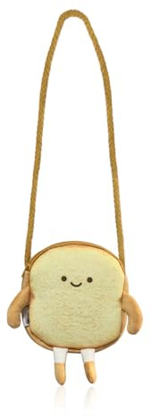 1 Piece Bread-Shaped Crossbody Bag, Creative Cute Shoulder Bag, Children'S Coin Purse, Clothing Accessories.
