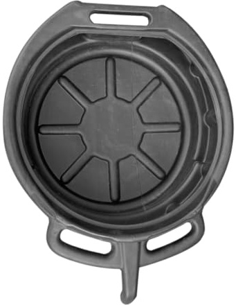 UKCOCO Vaschetta di Raccolta Dell'olio per Autoveicoli 8l Contenitore per Cambio Olio in Materiale PE Resistente Vaschetta per Manutenzione Auto e Motociclette Portautensili Compatta