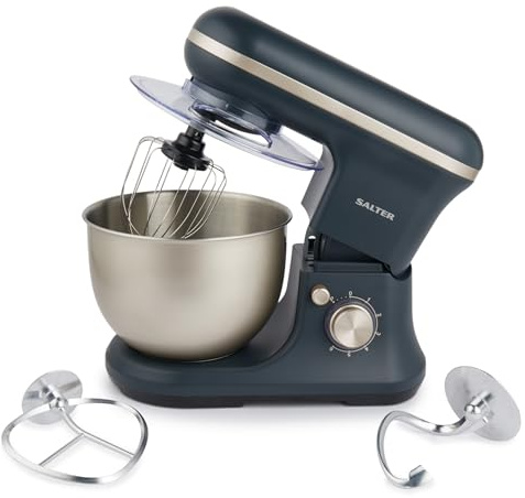 Salter Marino Impastatrice 1200 W, ciotola in acciaio 5 L