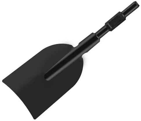 Pala per Martello Demolitore Grande piccone elettrico scava trincee for sollevare alberelli, pala a forma di cuore pesca, diamantata, speciale a benzina(Wide shovel)