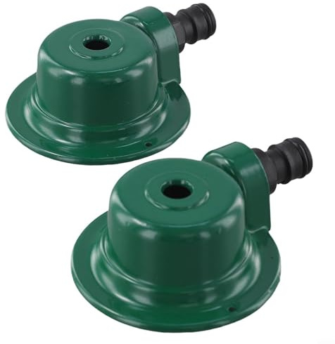Eawfgtuw 1 Paar Metall für Sprinkler, ausgestattet mit 360° verstellbarem, drehbarem Garten, robuste Zinklegierung, automatisches Sprühbewässerungssystem, entworfen für Rasen und Terrasse, Hof