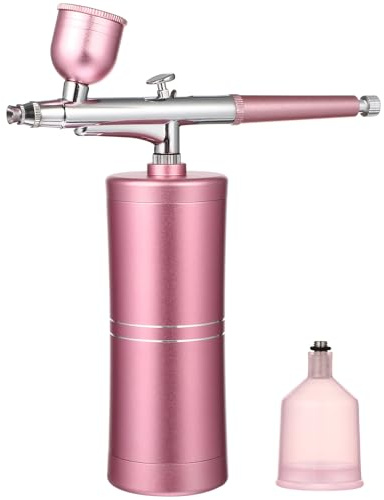 FONDOTIN Tragbares Nano Sprühgerät Airbrush Sprühdose mit Edelstahl und Aluminium Verschleißfest für Tägliche Hautpflege und Modellbemalung im Büro oder Alltag