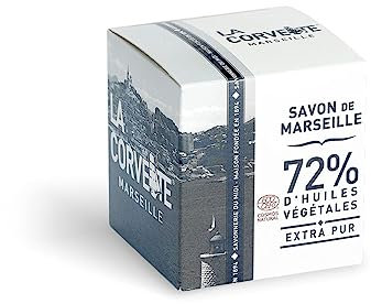 La Corvette - Jabón de Marsella Extra Puro, Ecocert, Caja de cartón - 300g