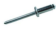 DIN 7337 Blindnieten St. Alu/Stahl Flachkopf 5,0 mm x 50 mm (100) Stück