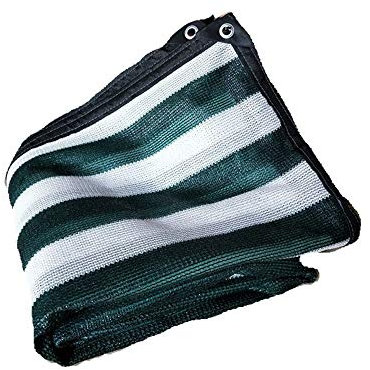 ZZHF Sunblock Shade Cloth Encryption Stripe Shade Net, Hauspatio Dachkühlung Beschattungsnetz Balkon Blumen Pflanzensukkulenten Beschattung Sonnenschutzfolie Sonnenschutznetz (Size : 3m x 5m)