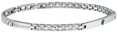Maserati JEWELS Herren Armband aus Stahl, blau IP - JM421ATK19