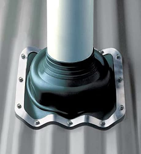 Black Rubber 06B Pipe Flashing for 5- 9 external pipe diameters (125mm-230mm)