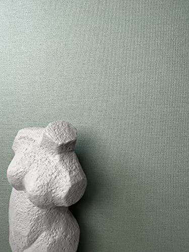 Newroom carta da parati Verdi Tinta Unita Tessuto non Tessuto - Uni Verde Salvia Struttura Tessile