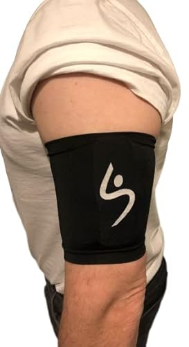 RefStuff RefScorer RefSleeve - Football Soccer Referee Elasticated and Flexible Armband Sleeve Arm Pouch to keep your Buzzer Flags/Communication Device Unit Secure