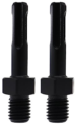 FOCSTOL Adaptador de Brocas Diamante - 2 piezas M14 Rosca a Mango SDS PLUS Adaptador de Corona Diamante para Taladro Percutor Eléctrico