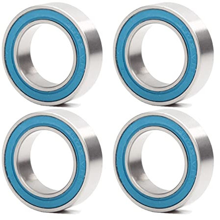 UVERLY 4Pcs 3802-2RS MAX Lager 15 * 24 * 7mm Zweireihig Volle Kugeln Fahrrad Suspension Pivot Reparatur Teile 3802 2RS Kugellager