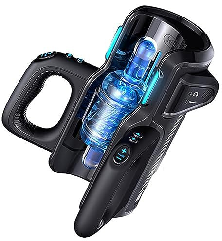 Elektrischer Masturbator Mann Handfrei Cup,10 Geschwindigkeiten, 10 Frequenzen,Audio-Interaktion,Automatischer Mastubratoren Taschenmuschi Penis Stimulator Vibratorstarb Männer