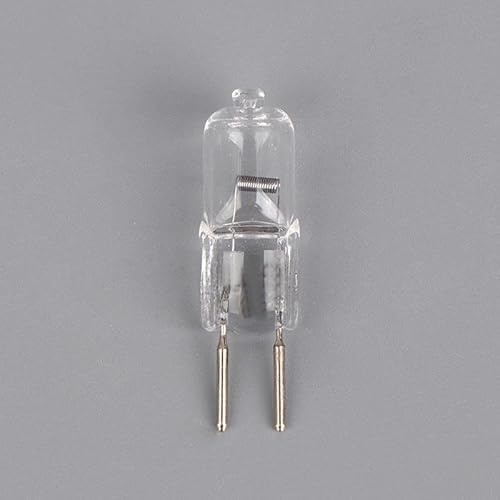 JZLBBC 5Pcs G6.35 Halogen Light Bulbs G6.35 Capsule Lamp Bulbs Crystal Lamp Halogen Bulb Gy6.35 12V10W 20W Dimmable Warm White,100W