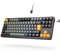 ARZOPA Gaming Tastatur, Gasket Mechanische Tastatur Kabellos/Kabelgebunden/Bluetooth - 87 Tasten RGB Hot-Swap-Fähige - PBT Keycaps - Deutsches Layout QWERTZ für Windows Mac Linux