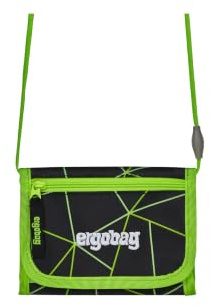 ergobag Brustbeutel | Für Kinder mit Kleingeldfach, Sichtfenster, Klettverschluss und Umhängeband, ideal für Ausflüge, Schule und unterwegs