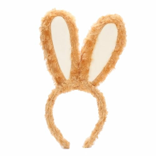 Hasenohren-Stirnband, 1 Stück Hasenohr Zubehör Weihnachtsgeschenk, Cosplay Kostüm Verkleidung Zubehör Haarstyling Dekoration Flauschig Kopfschmuck, Dress Up für Kinder