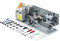 CREWORKS 550W Tornio per Metallo con Display LCD 180 x 350 MM Tornio Metallo a Velocità Variabile 0-2500 Giri/min con Mandrino a 3 Griffe, Tornio per Metalli per Filettatura, Tornitura, Foratura
