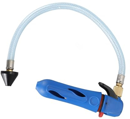 Aramox Pistola di Scarico Filettata Cleaner, Efficiente Pistola di Scarico per Cartuccia di CO2 con Tubo Flessibile per di Condensa CA per Sistemi di Condizionamento 'Aria (Blue)