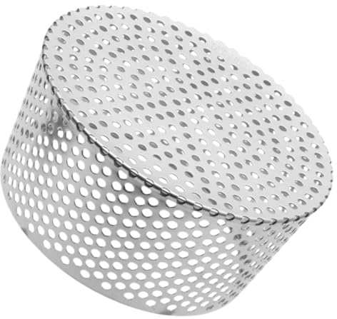 Copertura Scarico Pavimento a Cupola in Acciaio Inox 180mm | Uso Esterno in Cortile, Filtro Anti-blocco, Protegge da Piccoli Animali