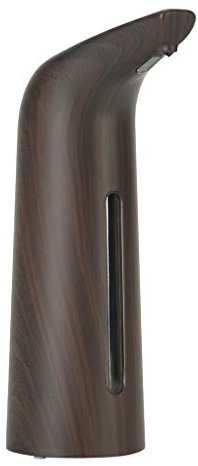 Dispenser automatico di sapone liquido da 400 ml Modello di grano di legno Macchina disinfettante Touchless a batteria per bagno WC cucina