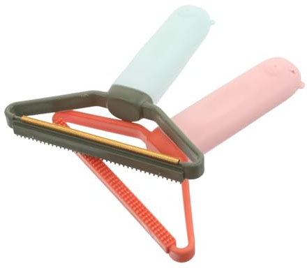 Milisten 2pièces Peigne Anti-Poils Animaux Brosse Anti-Peluches Adhésif Compact et Réutilisable pour Chats et Chiens Utilisation Polyvalente sur Tissus et Meubles Format Léger et Facile à R