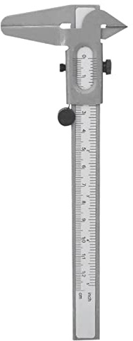 JINGYAN Calibri a corsoio Professional Caliper Vernier Metal Inch/Metric 0-5 Inches/120 mm Compatible with Precision Measurements Outside