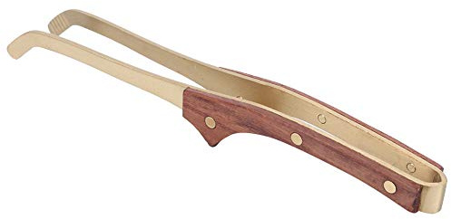 RiToEasysports Högkvalitativ Teklämma, Tetång Av trä i Mässing för Hushållstillbehör för Teceremoni - 1 St (Rosenträ)