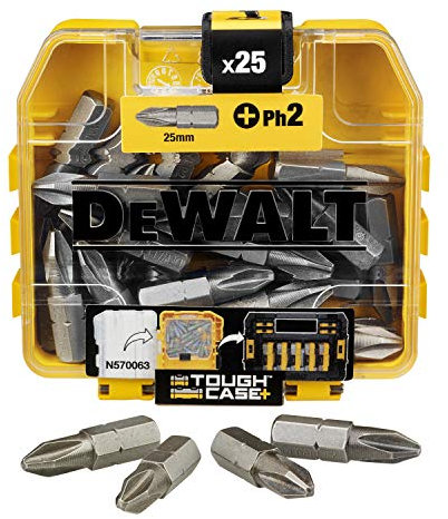DeWalt DT7909QZ 25mm Flip PHillips No.2 Bits Screwdriver Bits (Box of 25)