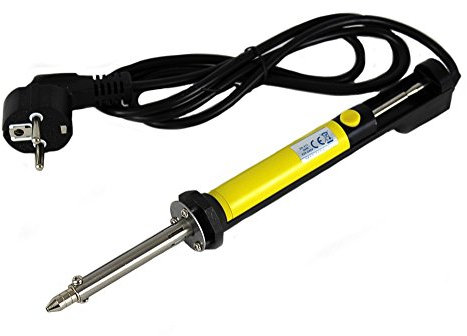 Komerci ZD-211 Pompa dissaldante riscaldabile, 230 V, 30 W, giallo