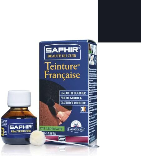 Saphir Lederfarbe Glatt & Velour, marineblau