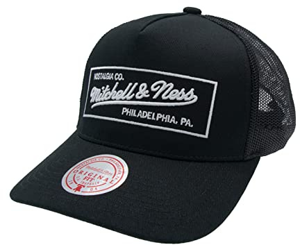 Mitchell & Ness Classic Trucker Snapback – Box Logo – Own Brand, blk/wht