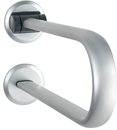 Allstar Badstützgriff klappbar Secura Premium, klappbarer Sicherheitsgriff für Waschbecken- und WC-Sitz Bereich, bis 120 kg belastbar