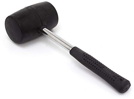 Heavy Duty 24oz Rubber Mallet Dead Blow Hammers | Camping Tools Mallet Hammer | Mallet for Windbreaker