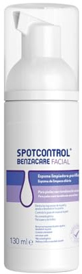 BENZACARE Ansiktsrengöringsskum 130 ml för akne tendens hud, debstruerar porer, kontroll av fett och glans, perfekt för aknebehandling
