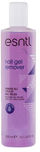 ESNTL Nail Gel Remover | 300ml | Super Effective Formula | Removes All Polishes Including Gel, Acrylics, Tips, and Glues | Trusted by UK Beauty Salons