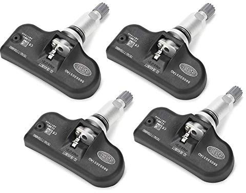 EBTOOLS Auto Reifendrucksensor TPMS Reifendruckkontrollsystem Sensor Ersatz 4 Stück Reifendrucküberwachungssensor 56053031AD Ersatz für 300 06-08