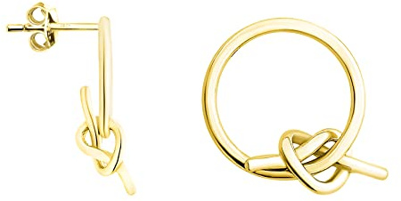 SOFIA MILANI - Damen Ohrringe 925 Silber - Kreis Herzen Ohrstecker