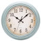 ACCSHINE Vintage Wanduhr Ohne TickgeräUsche Lautlos 30cm Römische Ziffer Quarz Groß Batterie Betriebene Einfach zu Lesen für Zimmer Zuhause KüChe Büro Schule Schlafzimmer (Vintage grün)