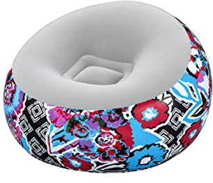 Bestway Inflate-A-Chair Luftsessel Graffiti 112 x 112 x 66 cm