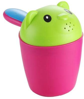 Baby Haarwaschbecher Baby Shampoo Spülbecher Wasserfall Spüler Badebecher Baby Haarwaschhilfe Bad Duschbecher Duschshampoo Tasse Shampoo Rinser Krug Für Kinder, Schutz Auge Für Kinder (Rosa)