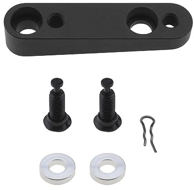 ECSiNG 1 x flacher Scheibenbremsenadapter für Fahrräder, ultraleicht, flacher Scheibenbremssattel, Halterung, Adapter für Rennrad, Radfahren, 160 mm, Fahrradzubehör, schwarz