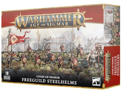 Games Workshop Cities Of Sigmar: Freeguild Steelhelms, Silver, Steel, Gold