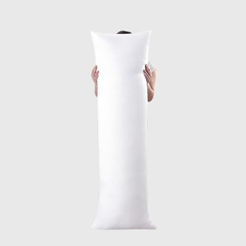 HOUSN Premium Dakimakura Kissen 120 * 40 cm, Seitenschläferkissen, Innenkissen, Schwangerschaftskissen Körperkissen für Erwachsene mit Mikrofaser-Füllun,Weiß,