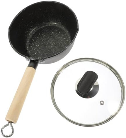 IMIKEYA Marmite à Lait De Pot à Ragoût Et Soupe Pratique Avec Couvercle Pour Nourriture Et Préparations Diverses