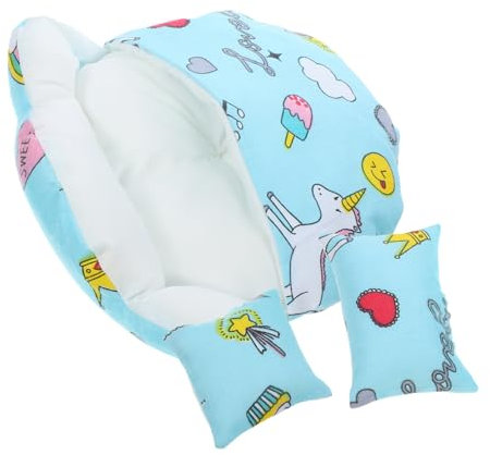 1 Satz Puppenschlafsackbett Schöner Puppenschlafsack Verschleißfeste Puppenversorgung Kompakter Puppenschlafsack Zarter Puppenschlafsack Plüschpuppen Polyester Ob11 Austauschbar