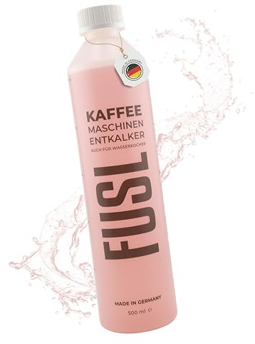 FUSL 1x500ml Entkalker für Kaffeemaschinen - entwickelt für Senseo, Tassimo, Nespresso, Dolce Gusto, Jura, Saeco, Melitta und Delonghi - 30% weniger Stromverbrauch & längere Maschinenlebensdauer