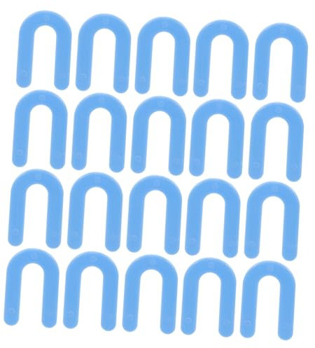 Artibetter 100pcs U-Shaped Tile Spacers 1/16 Inch Plastic Tile Leveling System Shims for Ceramic Floor Grout Leveling and Flooring Installation Tools