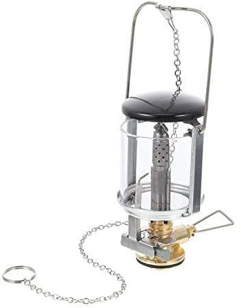 HEMOTON Tragbare Gasleuchte Camping Outdoor Notbeleuchtung mit Kupfer und Edelstahl 600w Starke Struktur für Zelt und Notfälle Beim Camping