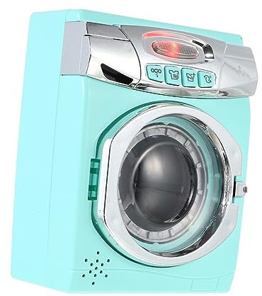 PartyKindom Interaktive Waschmaschine für Simuliertes Küchenspielzeug mit Soundeffekten Frühpädagogisches Lernspielzeug Batteriebetrieben für Kreatives Rollenspiel und Spaß zu Hause
