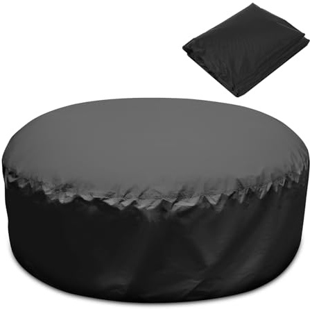 Housse de protection pour spa paresseux de 215 x 70 cm pour 6 personnes, couverture complète 420D, résistante aux UV, imperméable, portable, sécurité générale pour spa extérieur